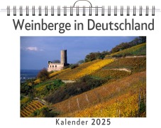 Cover-Bild zum Titel 'Weinberge in Deutschland - (Wandkalender 2025, Kalender DIN A4 quer, Monatskalender im Querformat mit Kalendarium, das perfekte Geschenk)' von 'Linus Günther'