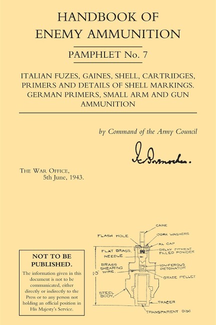 Handbook of Enemy Ammunition - The War Office