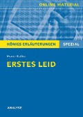 Cover-Bild zum Titel 'Erstes Leid von Franz Kafka. Königs Erläuterungen Spezial.' von 'Franz Kafka'
