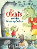 Cover-Bild zum Titel 'Die Olchis und das Schrumpfpulver' von 'Erhard Dietl'