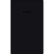 Cover-Bild zum Titel 'Zettler Taschenplaner 2026 9,5x16cm 64 Seiten schwarz Bürokalender Notizheft 1 Woche auf 1 Seite separates Adressheft faltbar' von ''