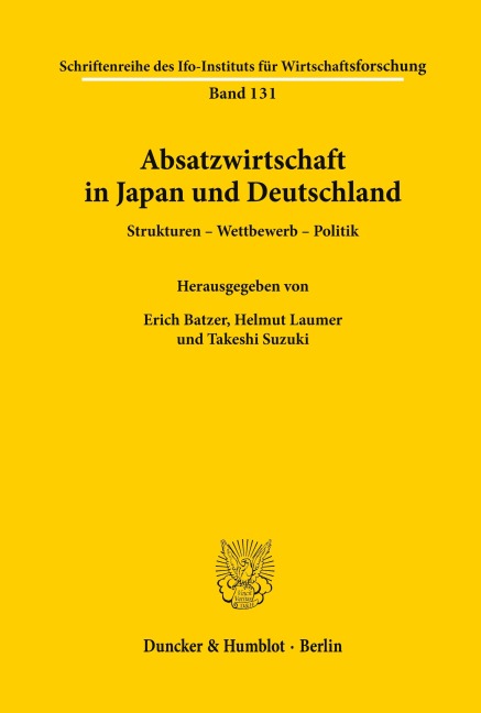 Absatzwirtschaft in Japan und Deutschland. - 