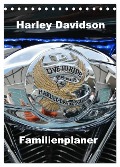 Harley Davidson Familienplaner (Tischkalender 2025 DIN A5 hoch), CALVENDO Monatskalender - Thomas Bartruff