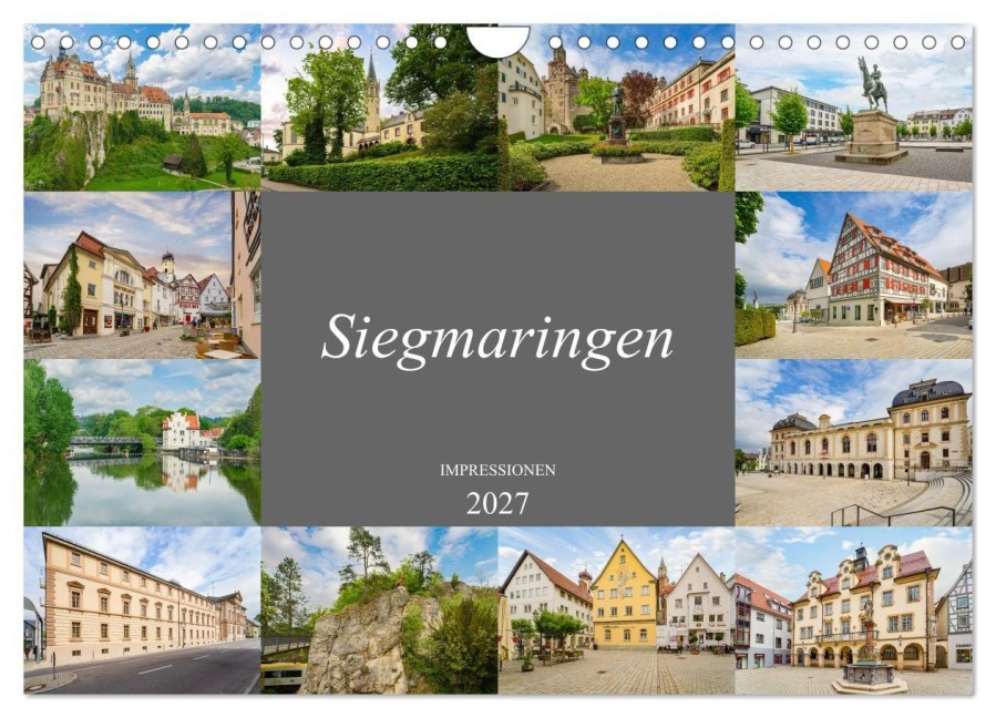 Sigmaringen Impressionen (Wandkalender 2027 DIN A4 quer), CALVENDO Monatskalender - Dirk Meutzner