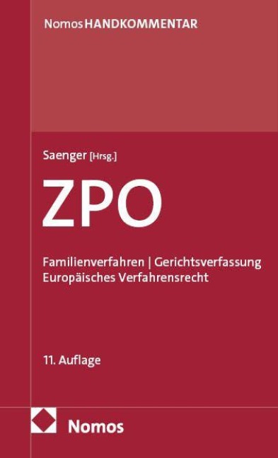 Zivilprozessordnung: ZPO - 