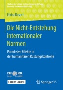 Cover-Bild zum Titel 'Die Nicht-Entstehung internationaler Normen' von 'Elvira Rosert'