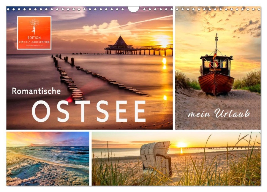 Romantische Ostsee - mein Urlaub (Wandkalender 2026 DIN A3 quer), CALVENDO Monatskalender - Peter Roder