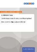 Cover-Bild zum Titel 'Änderungen zum Einweg- und Dosenpfand' von 'I. Zeilhofer-Ficker'