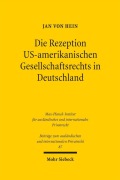 Cover-Bild zum Titel 'Die Rezeption US-amerikanischen Gesellschaftsrechts in Deutschland' von 'Jan Von Hein'