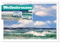 Wellenbrausen - Gemalte Wellen von Michaela Spreider (Wandkalender 2024 DIN A4 quer), CALVENDO Monatskalender - Michaela Schimmack
