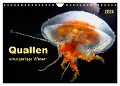 Quallen - einzigartige Wesen (Wandkalender 2024 DIN A4 quer), CALVENDO Monatskalender - Peter Roder
