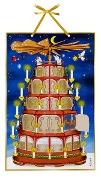 Cover-Bild zum Titel 'Adventskalender 'Die Adventspyramide'' von ''