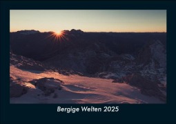 Cover-Bild zum Titel 'Bergige Welten 2025 Fotokalender DIN A5' von 'Tobias Becker'