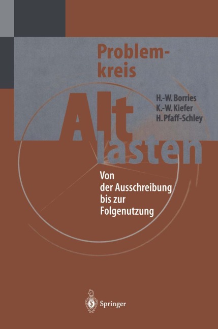 Problemkreis Altlasten - 