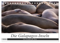 Cover-Bild zum Titel 'Galapagos-Inseln - Ein Paradies für Tiere (Tischkalender 2026 DIN A5 quer), CALVENDO Monatskalender' von 'Jeanette Dobrindt'