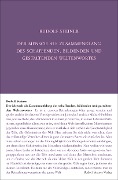 Der Mensch als Zusammenklang des schaffenden, bildenden und gestaltenden Weltenwortes - Rudolf Steiner