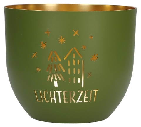 Lichterzeit. Windlicht aus Metall - 