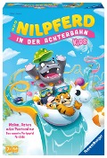 Ravensburger 22361 - Das Nilpferd in der Achterbahn Kids - Gesellschaftsspiel für Kinder und Familien ab 7 Jahren, für 3-6 Spieler - Partyspiel - Bertram Kaes