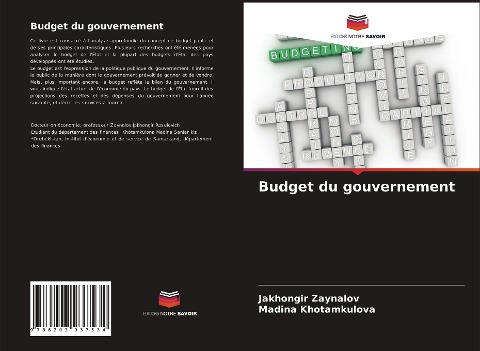 Budget du gouvernement - Jakhongir Zaynalov, Madina Khotamkulova