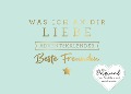 Cover-Bild zum Titel 'Was ich an dir liebe, beste Freundin - Adventskalender' von 'Alexandra Reinwarth'