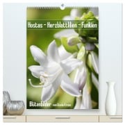 Hostas Herzblattlilien Funkien (hochwertiger Premium Wandkalender 2026 DIN A2 hoch), Kunstdruck in Hochglanz - Gisela Kruse