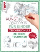 Cover-Bild zum Titel 'Die Kunst des Zeichnens für Kinder Zeichenschule - Zeichentechniken' von 'Gecko Keck'