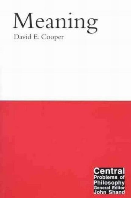 Meaning - David Cooper