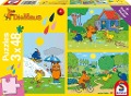 Cover-Bild zum Titel 'Die Maus: Viel Spaß mit der Maus. 3 x 48 Teile Puzzle' von ''