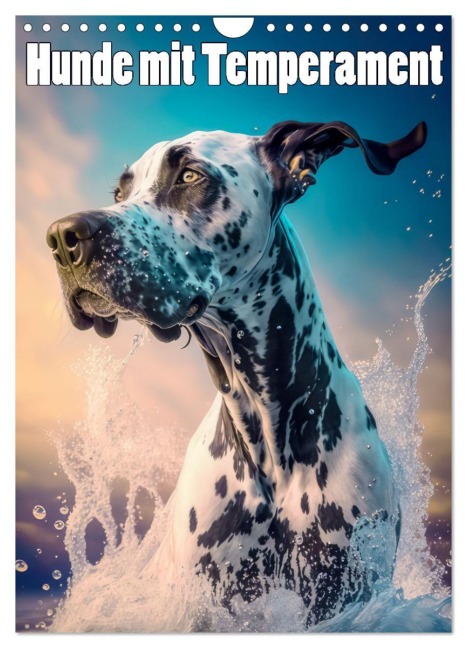 Hunde mit Temperament (Wandkalender 2026 DIN A4 hoch), CALVENDO Monatskalender - Liselotte Brunner-Klaus