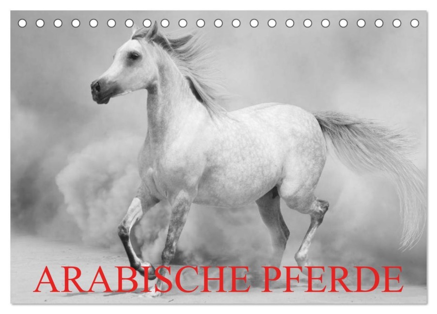 Arabische Pferde (Tischkalender 2026 DIN A5 quer), CALVENDO Monatskalender - Elisabeth Stanzer