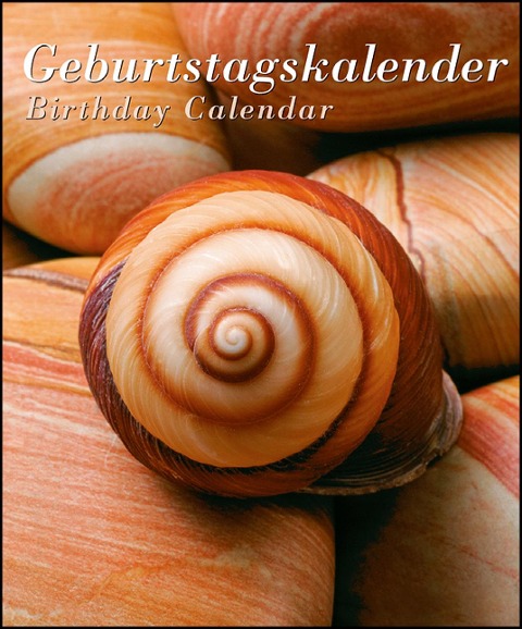 Shells & Stones Geburtstagskalender - teNeues Calendars & Stationery GmbH & Co. KG