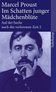 Cover-Bild zum Titel 'Auf der Suche nach der verlorenen Zeit 2. Im Schatten junger Mädchenblüte' von 'Marcel Proust'