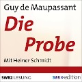 Cover-Bild zum Titel 'Die Probe' von 'Guy de Maupassant'