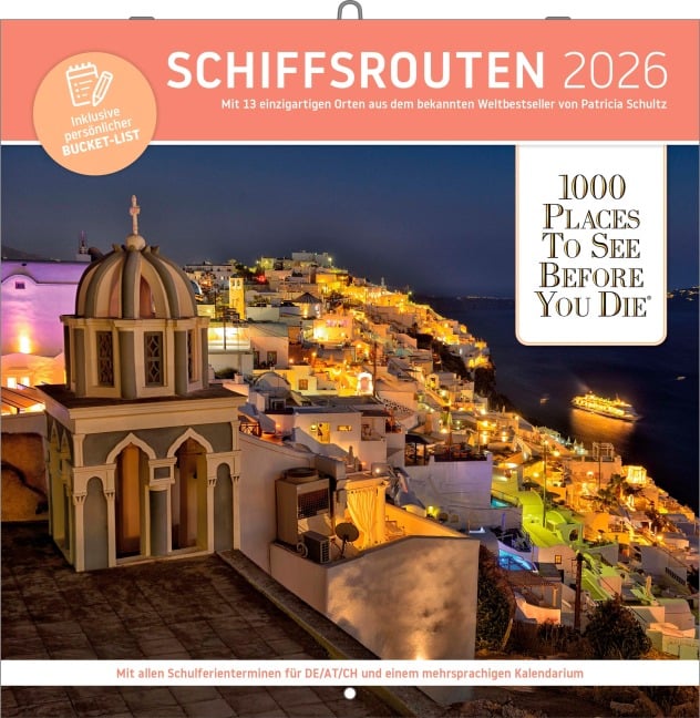 Schiffsrouten für Entdecker - Broschürenkalender im Format 30 x 30 - 