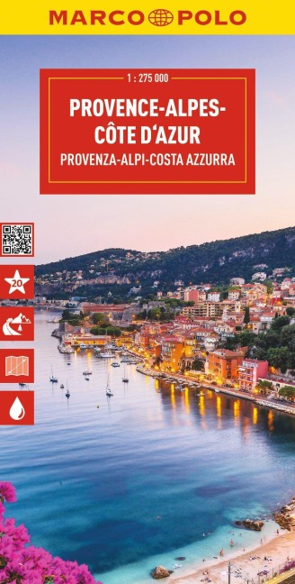 MARCO POLO Reisekarte Provence-Alpes-Côte d'Azur 1:275.000 - Marco Polo