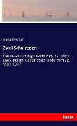 Cover-Bild zum Titel 'Zwei Schulreden' von 'Ernst Schweikert'