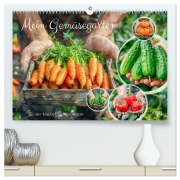 Cover-Bild zum Titel 'Mein Gemüsegarten - Ein Jahr knackig frisches Gemüse (hochwertiger Premium Wandkalender 2026 DIN A2 quer), Kunstdruck in Hochglanz' von 'Anja Frost'