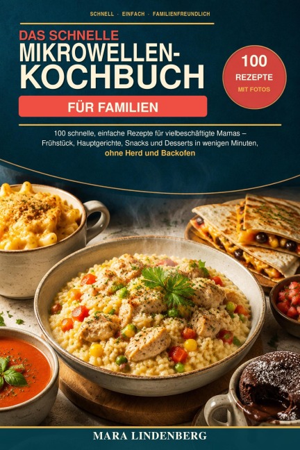 Das schnelle Mikrowellen-Kochbuch für Familien - Mara Lindenberg