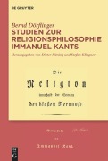 Cover-Bild zum Titel 'Studien zur Religionsphilosophie Immanuel Kants' von 'Bernd Dörflinger'