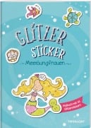 Cover-Bild zum Titel 'Glitzer-Sticker Malbuch. Meerjungfrauen' von ''