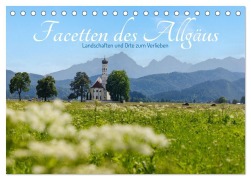 Cover-Bild zum Titel 'Facetten des Allgäus. Landschaften und Orte zum Verlieben (Tischkalender 2027 DIN A5 quer), CALVENDO Monatskalender' von 'Hanna Wagner'