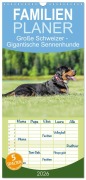 Familienplaner 2026 - Große Schweizer - Gigantische Sennenhunde mit 5 Spalten (Wandkalender, 21 x 45 cm) CALVENDO - Jana K. Fotografie
