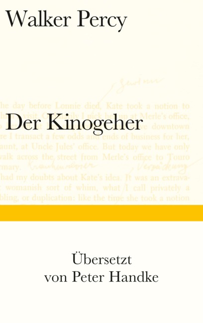Der Kinogeher - Walker Percy