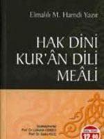 Hak Dini Kuran Dili Meali - Elmalili Muhammed Hamdi Yazir