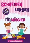 Cover-Bild zum Titel 'Schneiden Lernen ab 3 Jahre für Mädchen' von 'HR Kiddos Press'
