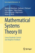 Cover-Bild zum Titel 'Mathematical Systems Theory III' von 'Diederich Hinrichsen, Anthony J. Pritchard, Fritz Colonius, Tobias Damm, Achim Ilchmann'