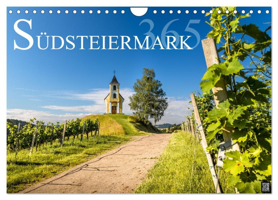 Südsteiermark365 (Wandkalender 2026 DIN A4 quer), CALVENDO Monatskalender - Wolfgang Jauk