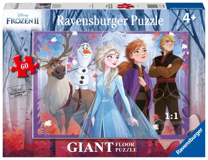 Kinderpuzzle 60 Teile - Disney Die Eiskönigin 2 - Unterwegs im Zauberwald - 