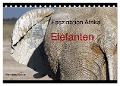 Faszination Afrika - Elefanten (Tischkalender 2024 DIN A5 quer), CALVENDO Monatskalender - Hansjörg Richter
