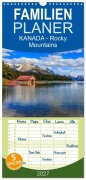 Cover-Bild zum Titel 'Familienplaner 2027 - KANADA - Rocky Mountains mit 5 Spalten (Wandkalender, 21 x 45 cm) CALVENDO' von 'Martin Büchler Und Christine Berkhoff'